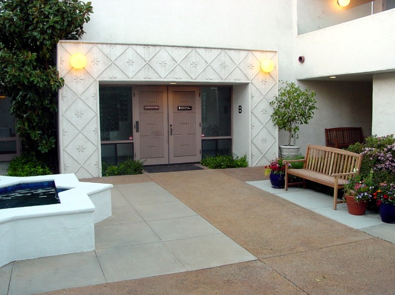 Building B front entrance